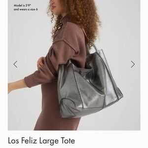 The Sak Silver leather Los Feliz Tote